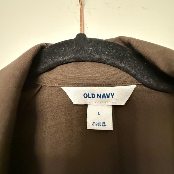 Old Navy Brown Blazer Jacket Women’s Size Large - Picture 2 of 3